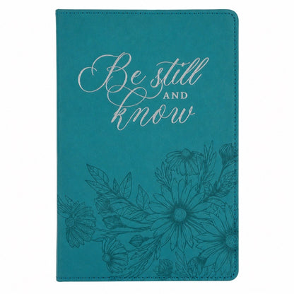 Be Still and Know Slimline Faux Leather Journal