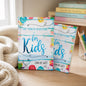 One-Minute Devotions for Kids by Jan de Wet front and back cover colourful watercolour design