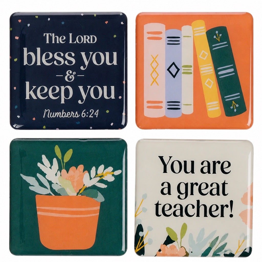Bless You and Keep You Teacher Magnet Set – all 4 magnets