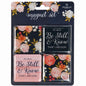 Be Still & Know Painted Peonies Magnet Set – packaging front