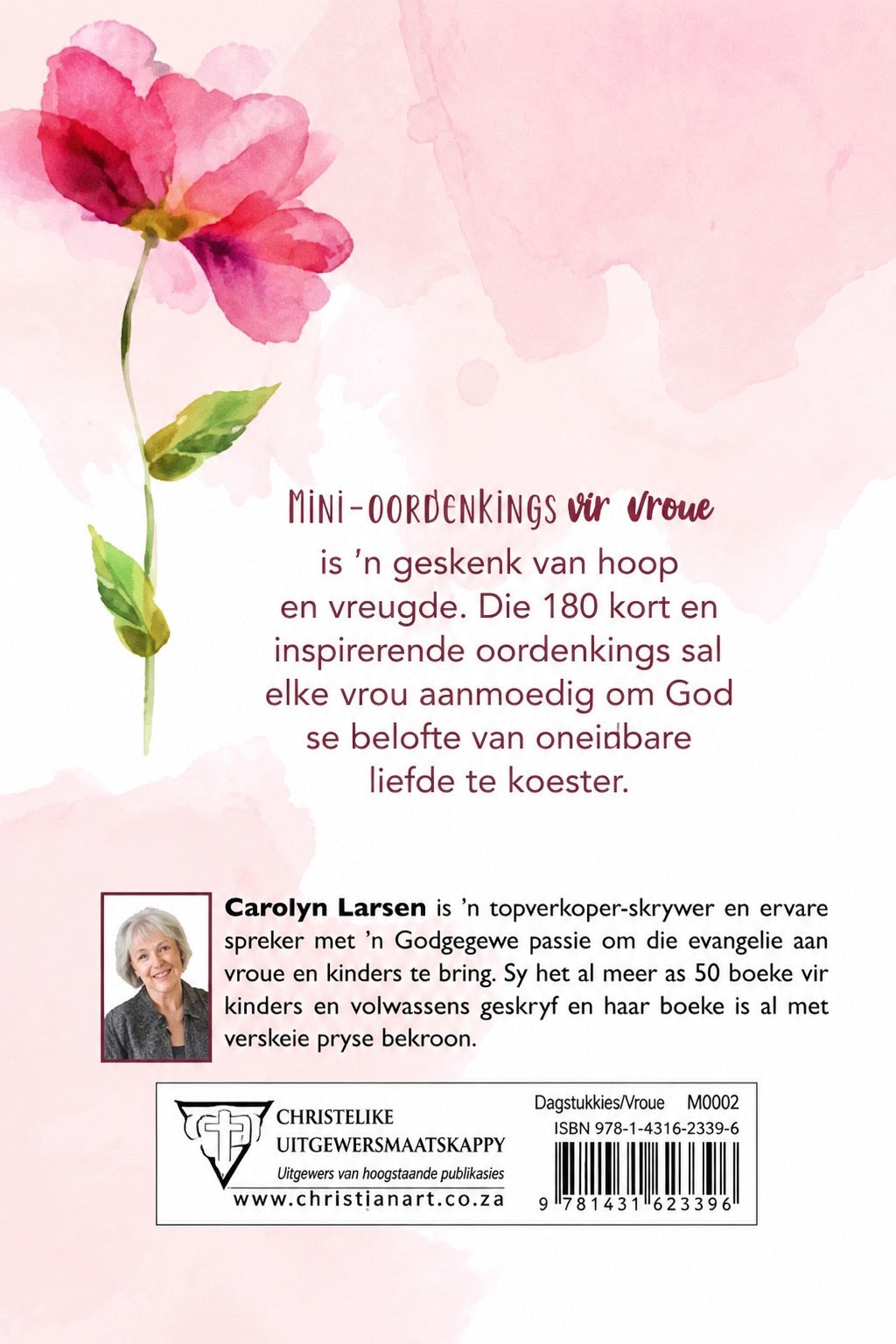 Mini Oordenkings Vir Vroue - Agterblad