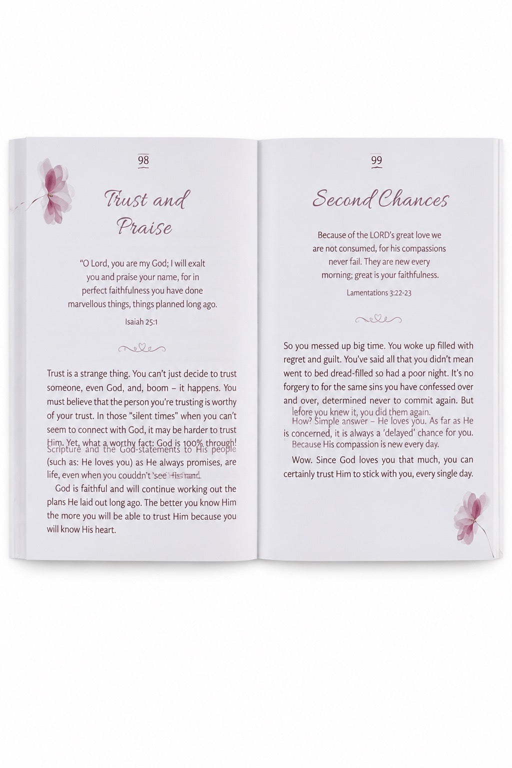 Mini Devotions For Women - Inside Pages