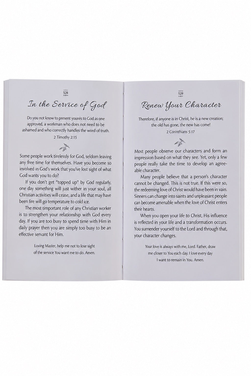 Mini Devotions Grace For Today - Inside Pages