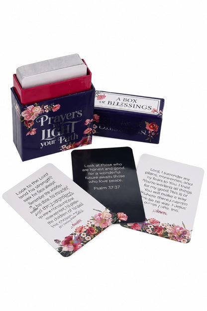 Prayers To Light Your Path - Box Open with Cards
