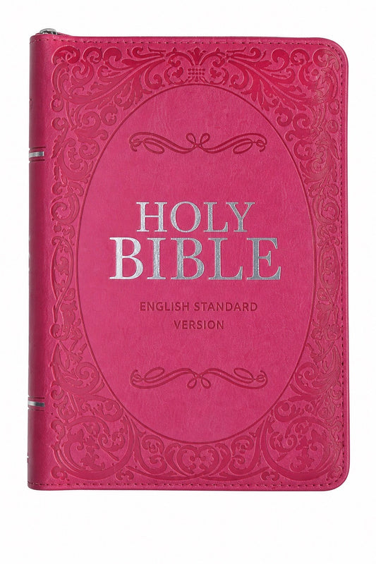 ESV Pink Compact Bible - Front Cover