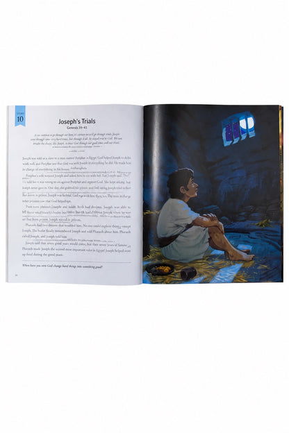 Why Jesus Came - interior spread showing Joseph's Trials