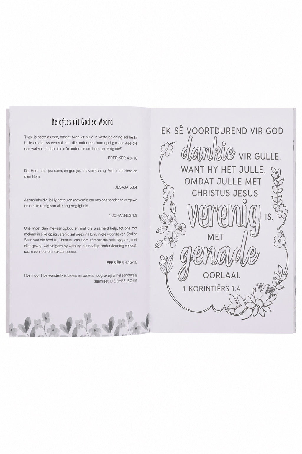 Dankbaar en Geseënd – binnebladsy