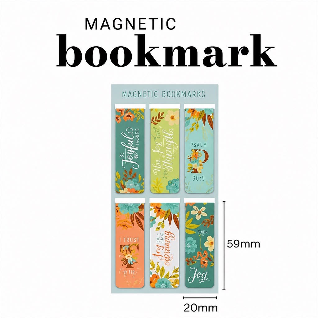 Joy in the Morning – Magnetic Bookmark Set (6-Pack)
